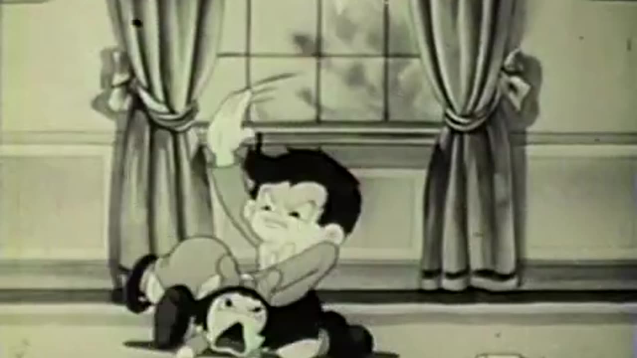 Scrappy - Happy Birthday (1938) m/f spanking