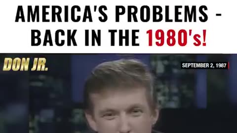 AMAZING VIDEO: TRUMP PREDICTED ALL OF AMERICA'S PROBLEMS - BACK IN THE 1980's!