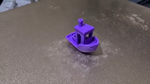Purple Benchy Test Print for Purple PLA