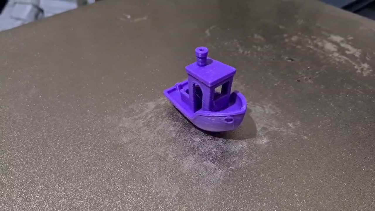 Purple Benchy Test Print for Purple PLA