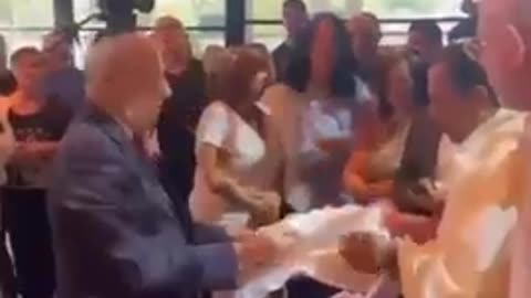 Footage that's gone viral on Jewish and Israeli social media