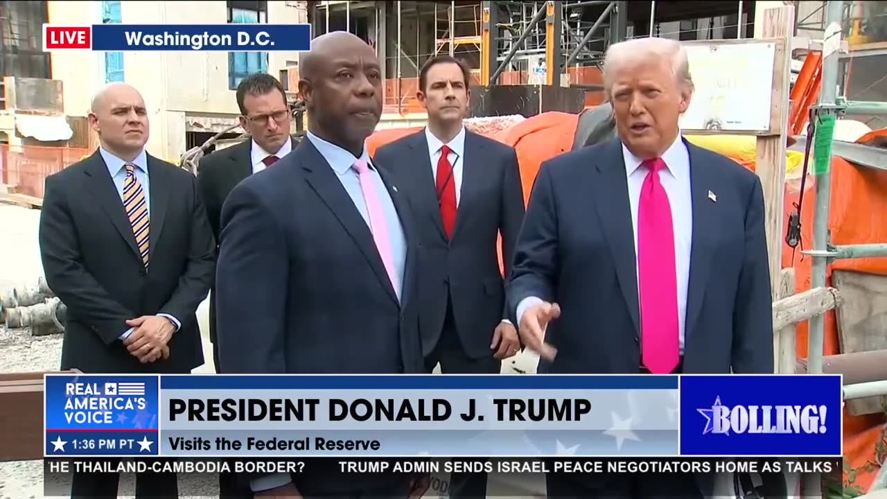 POTUS ON FEDERAL RESERVE COSTLY CONSTRUCTION