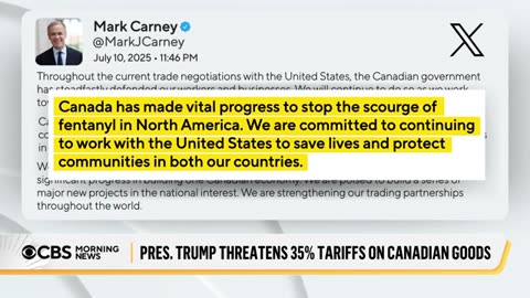 Trump threatens 35% tariffs on Canada, cites fentanyl crisis despite data