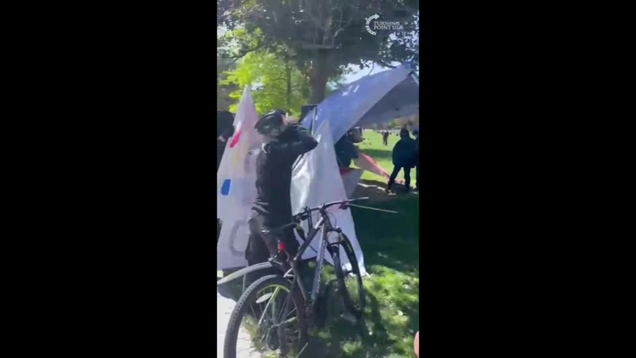 TPUSA Attacked By Antifa - California University