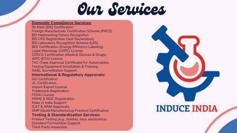 INDUCE INDIA - Best BIS Consultant in India