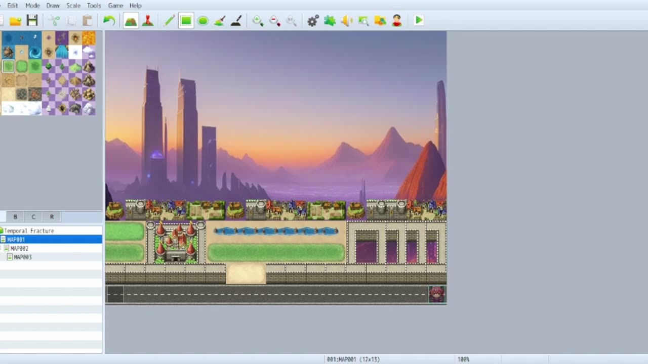 "Temporal Fracture: Christine's Odyssey" Indie Game By RPGMaker