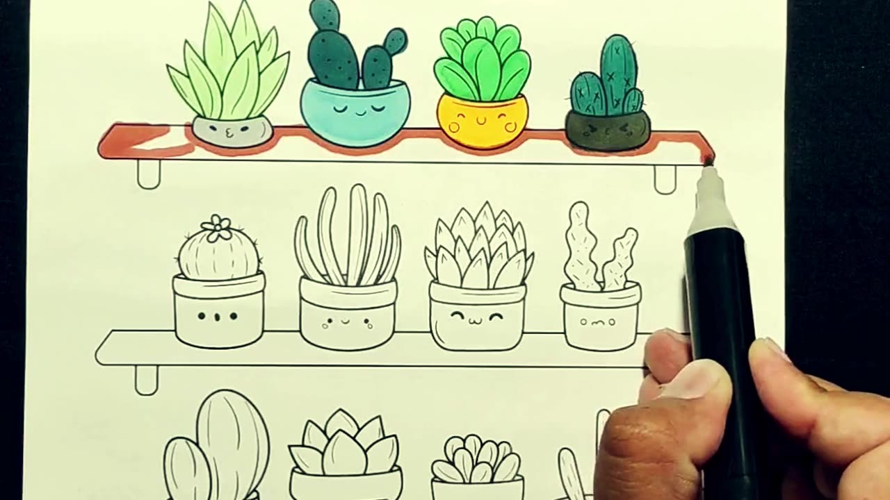 Satisfying Coloring Videos | Relaxing Coloring Videos | How To Color | 024 #coloring #satisfying
