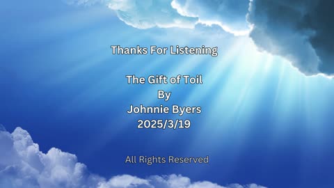 Gift Of Toil - Song