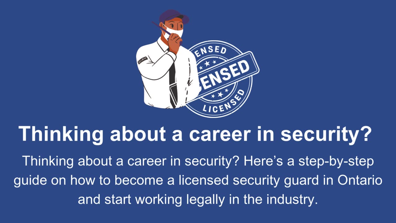 How to Become a Licensed Security Guard in Ontario