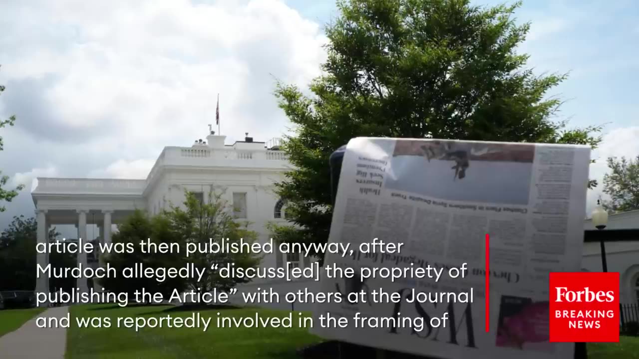 🚩 PDJT Ramps up War on WSJ over Epstein Story, demands Murdoch take Stand