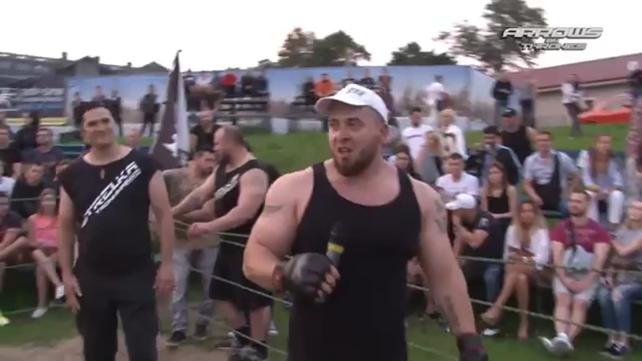 Muscled Bison on farm, the Champion of Street Fights