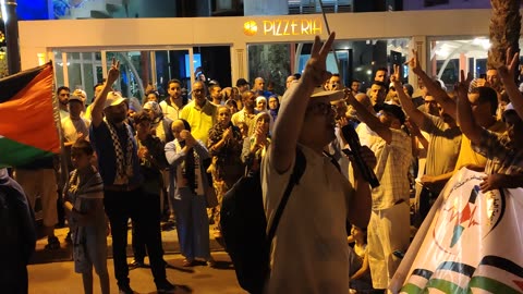 مسيرة شعبية دعما لغزة الوفاء لدماء الشهداء طنجة 15 07 2025 كلمة المناضال كريم الخمليشي