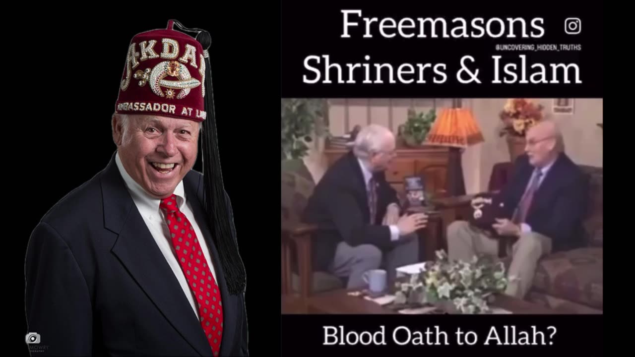 Story of why the shriners fez is red, dipped in the blood of slaughtered christians.