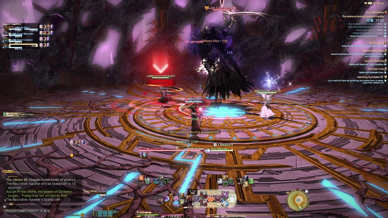 FFXIV - Heavensward - The Aetherochemical Research Facility - Patch 7.21