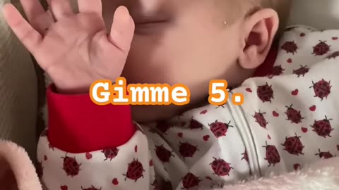 kayla’s cutest high five attempt yet – day 26 fun!