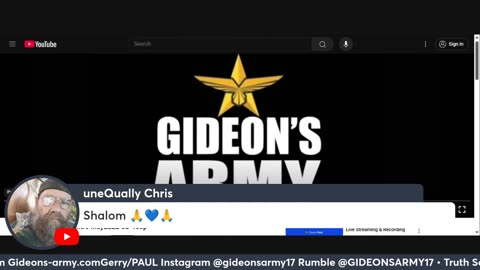 GIDEONS ARMY MONDAY LIVE @ 930 AM EST