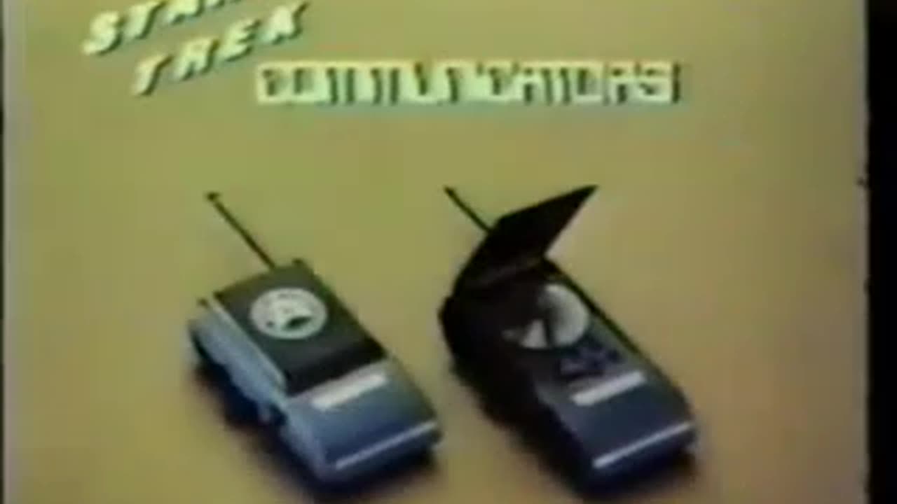Star Trek Communicators with Push to Talk Function Mego TV Commercial from 1976