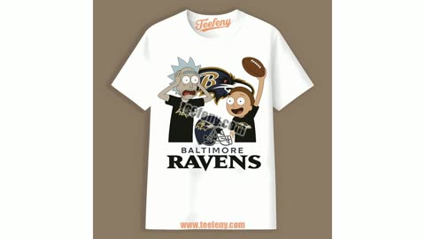 Baltimore Ravens Vs Rick And Morty Color Shirt