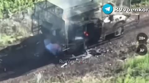 🎥🔥 Ukraine Russia War | FPV Drones Take Out Ukrainian Armored Vehicle | RCF