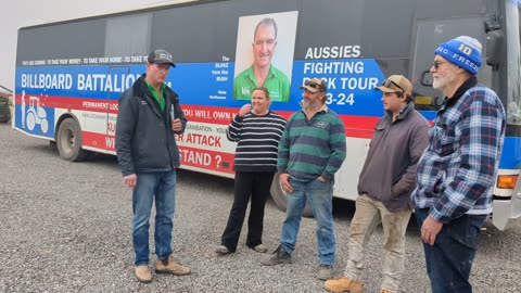 Farmer Wade interviews Farming Family at the Rosebery East in the Victorian Mallee- Billboard Battalion – 13/6/2025