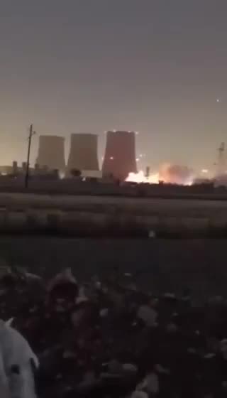 Media outlets affiliated with the Iranian opposition are reporting a fire at a power plant