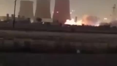 Media outlets affiliated with the Iranian opposition are reporting a fire at a power plant