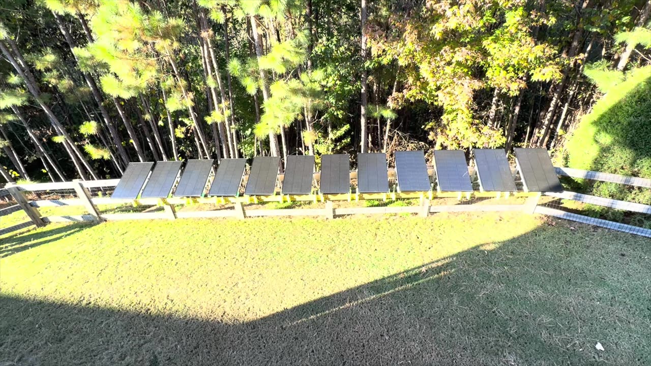 DIY Simple Solar Panel Setup with 100W Panels