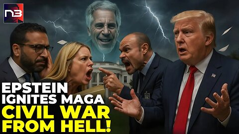 Alert: Bongino vs Bondi CIVIL WAR - Epstein's LAUGHING From Hell as Team IMPLODES!