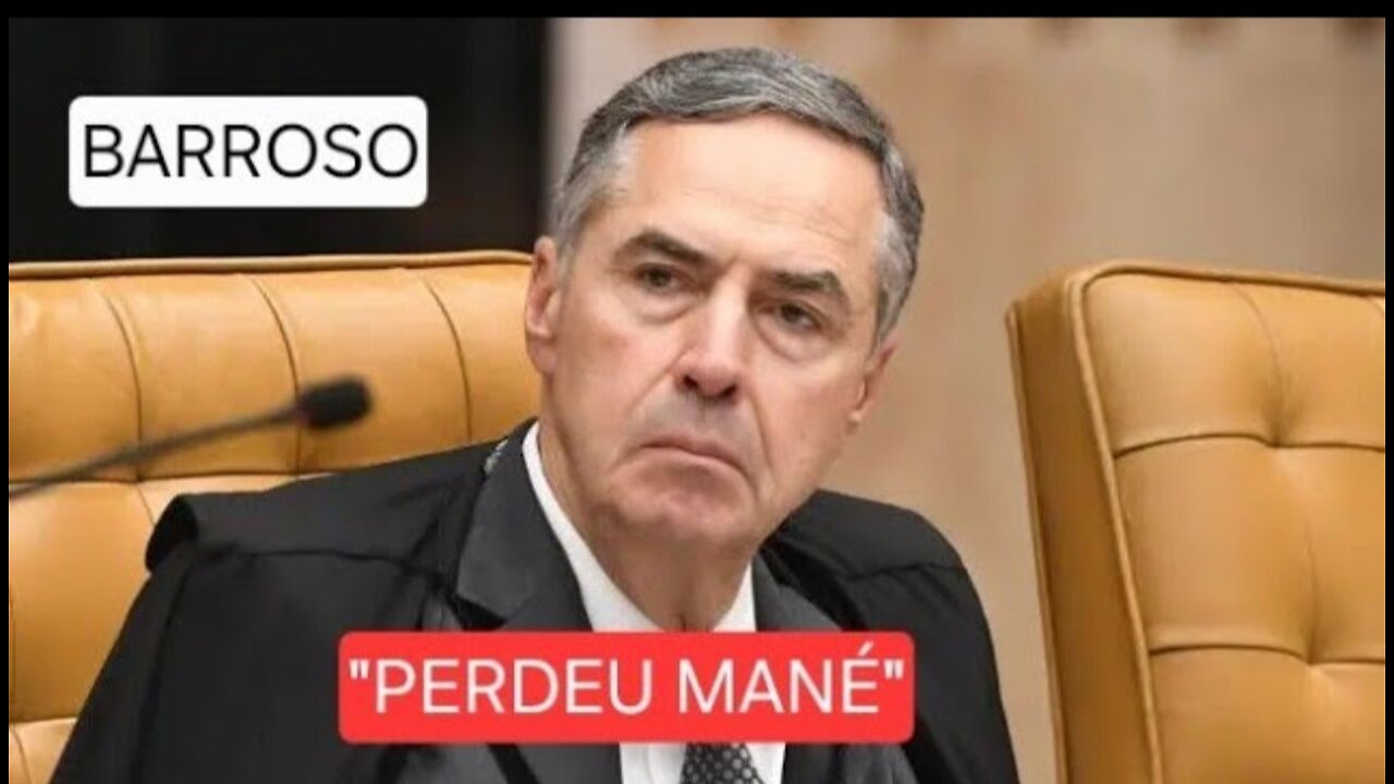 Ao ter o VISTO REVOGADO, ministro BARROSO passou a noite chorando e sendo consolado por amigos.