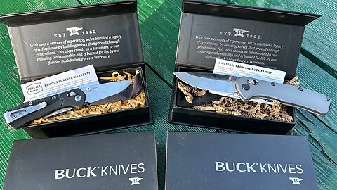 The New, Buck Range Series | Finally! A Crossbar Lock Knife From Buck