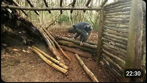 🪓 Snowproof Survival Shelter Build – Winter Bushcraft Camp 2.0 Challenge! 🏕️❄️
