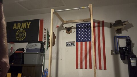 Wide grip garage pull-ups