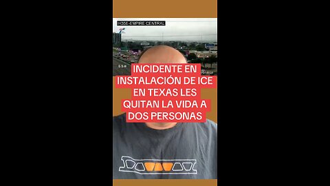 TIROTEO EN INSTALACIÓN DE ICE EN TEXAS LES QUITAN LA VIDA A DOS PERSONAS