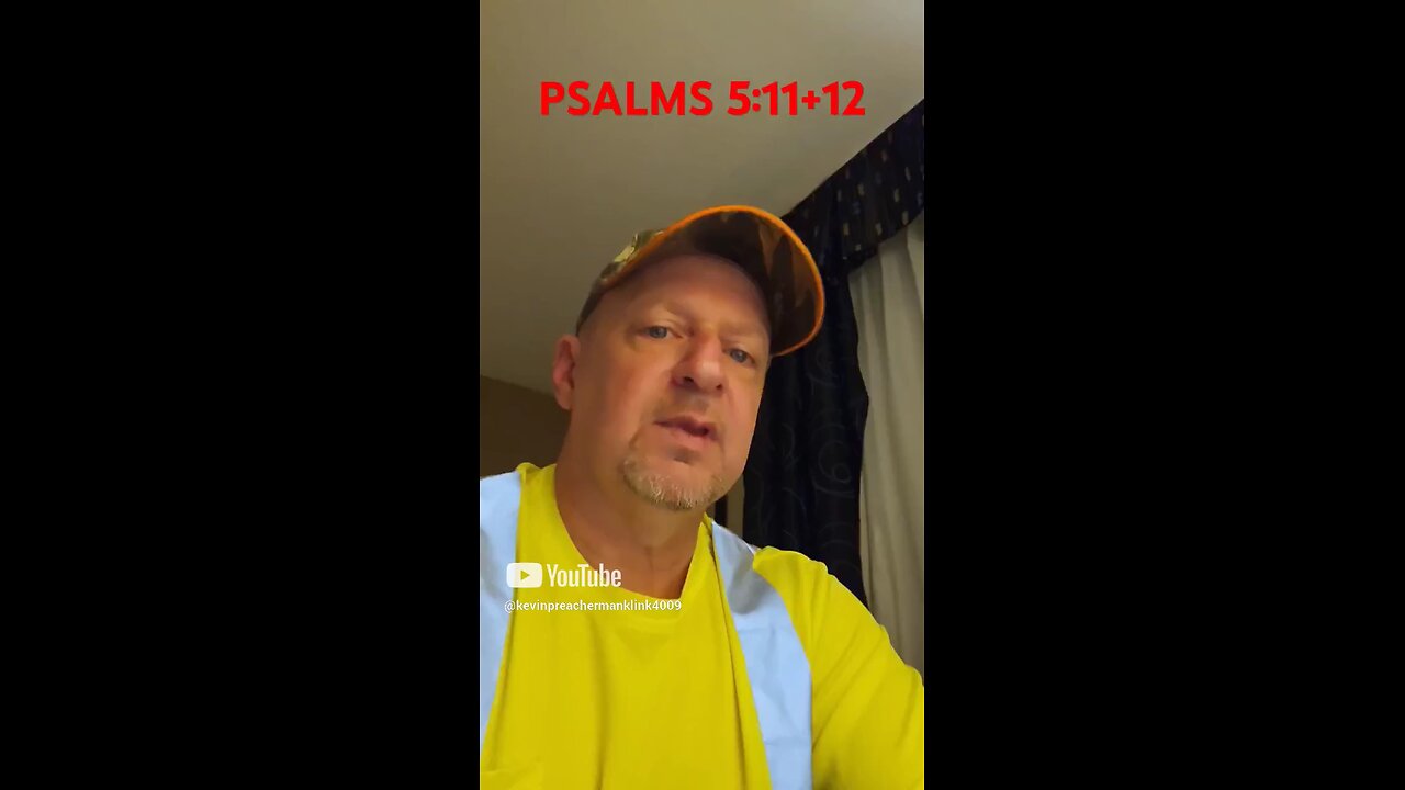 #PSALMS5:11+12 "GOD NEVER FAILED DAVID ! HE WILL NOT FAIL YOU !"