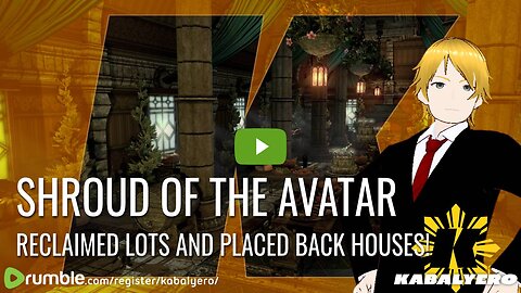 I reclaimed my lots and placed back my houses in Shroud of the Avatar!