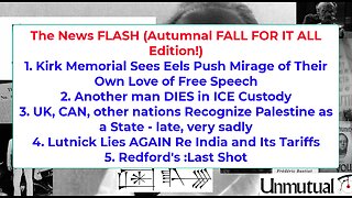 Liberty Conspiracy LIVE 9-22-25 Kirk Memorial Masks, Recognizing Palestine, ICE Kills AGAIN