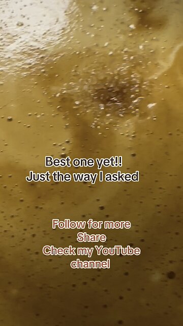 Perfect brew just the way I asked