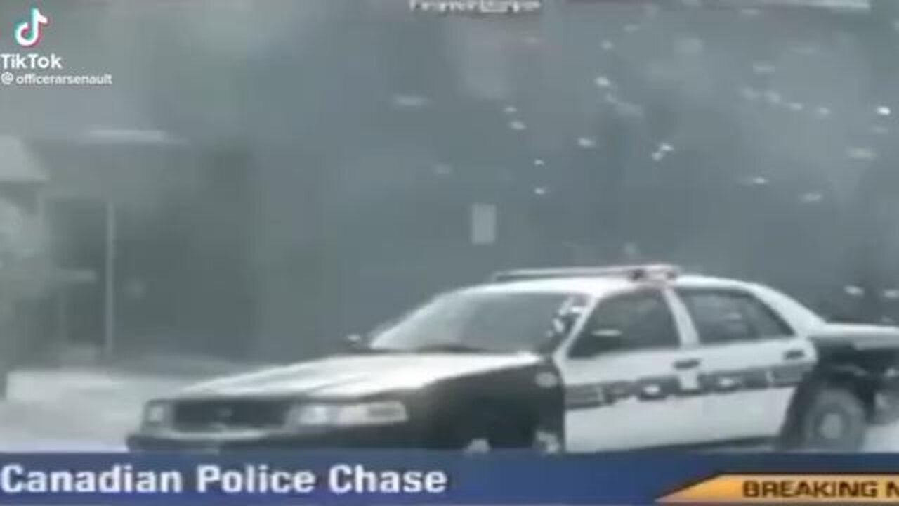 Canadian Police Chase lol