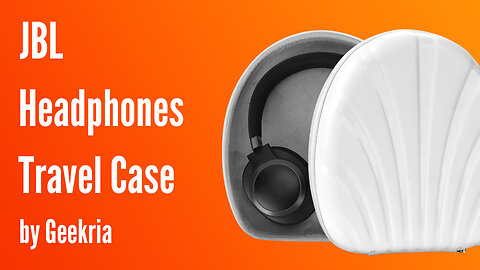 JBL Over-Ear Headphones Travel Case, Hard Shell Headset Carrying Case | Geekria