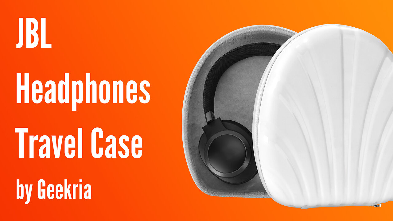 JBL Over-Ear Headphones Travel Case, Hard Shell Headset Carrying Case | Geekria