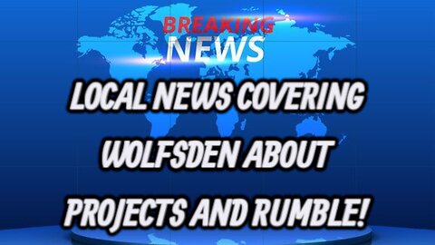 LIVE LOCAL NEWS COVERAGE! WE ARE BEING INTERVIEWED! WolfsdenBoxing is doing a news story and we are talkin about Rumble along with other things we are doing! Come support this!
