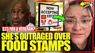 Single Mom of 8 Outraged Over EBT Cuts... Meanwhile a Veteran Gets $23