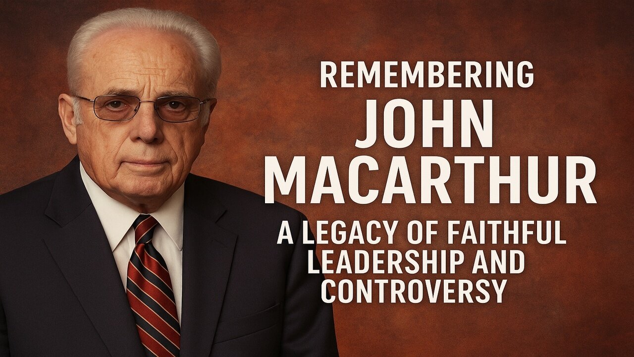 John MacArthur has died: A Legacy of Faithful Leadership and Perseverance