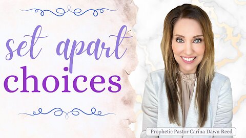 Ready to live for Jesus? Let's make set-apart choices!