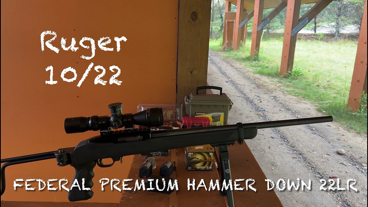 Federal Premium Hammer Down 22LR ammo testing in my Ruger 10/22