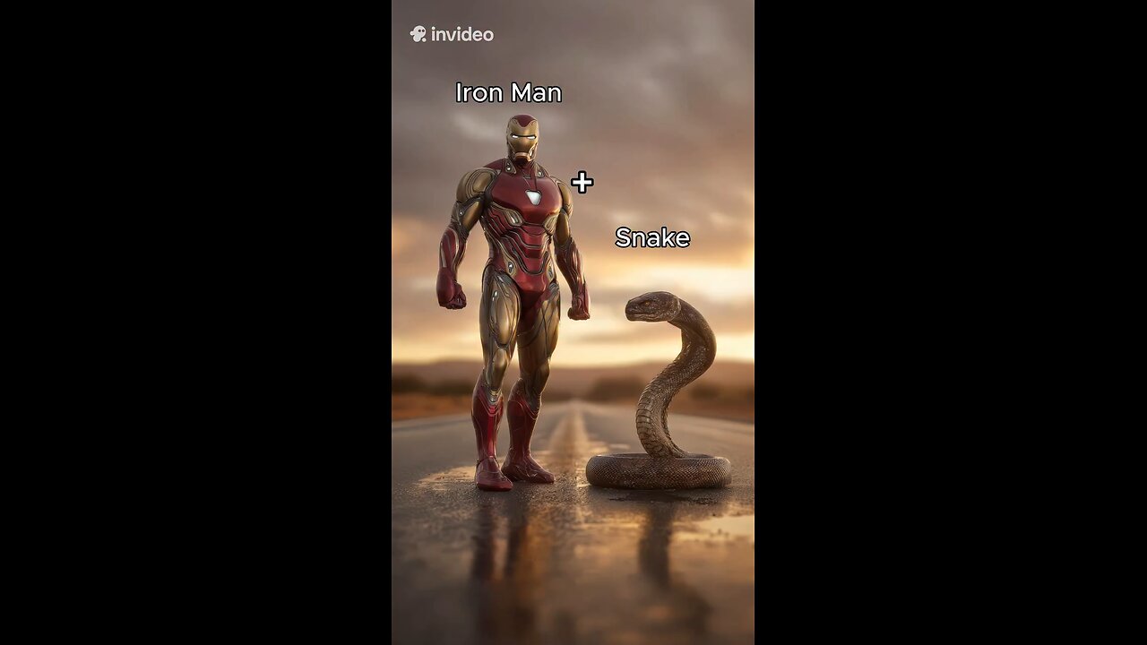 Superhero and Animal Hybrids...Pick Your Favorite? #ai #animal #hybrid #Ironman #animals