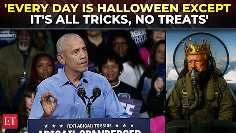 'Weird King Trump videos pooping on protesters…': Barack Obama takes brutal swipe at US President