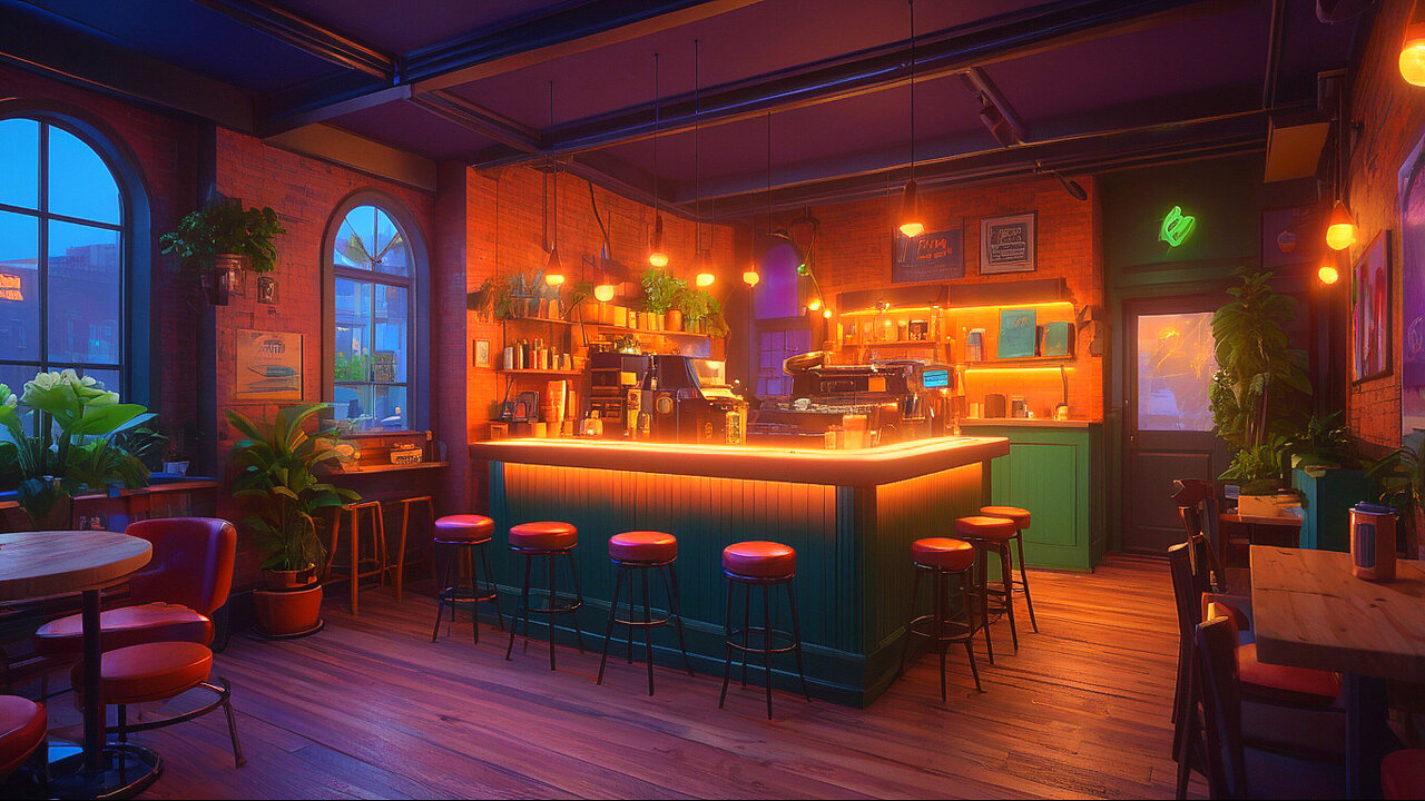 Relaxing Cozy Lofi Cafe Shop Chill Vibes ☕ | Lofi Jazz 🎶 | Lofi Hip Hop