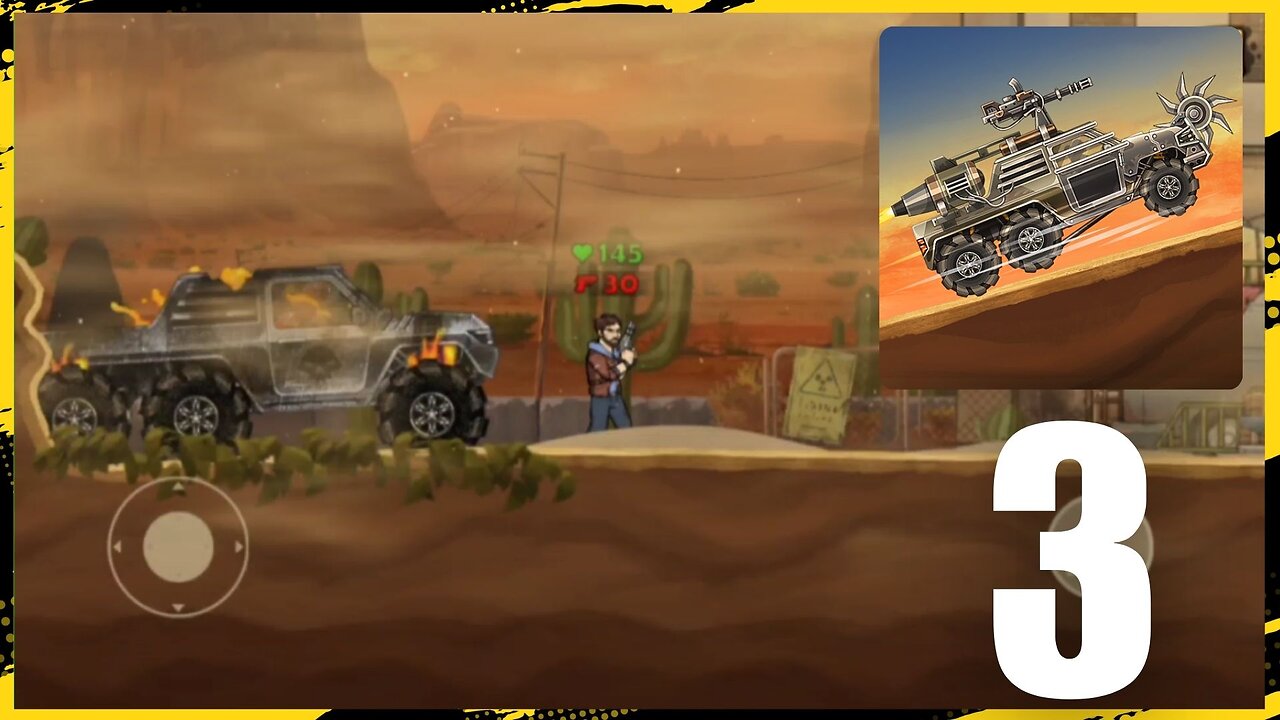 Earn to Die Rogue Gameplay Walkthrough Part 3 | Upgrades & Zombie Smash | Android iOS Emulator