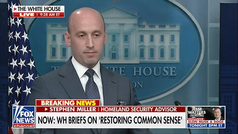 'I Couldn't Pay You To Live There:' Stephen Miller Drops TRUTH On White House Press Corps Hypocrites
